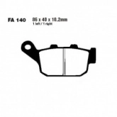 Колодки тормозные EBC FA140V
