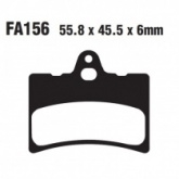 Колодки тормозные EBC FA156