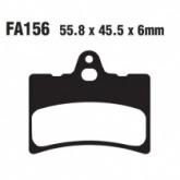 Колодки тормозные EBC FA156