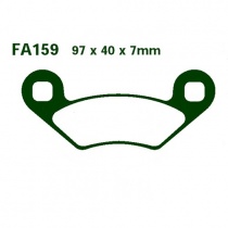 Колодки тормозные EBC FA159TT