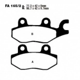 Колодки тормозные EBC FA165/2R