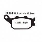 Колодки тормозные EBC FA174V