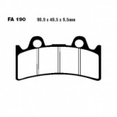 Колодки тормозные EBC FA190