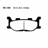 Колодки тормозные EBC FA199HH