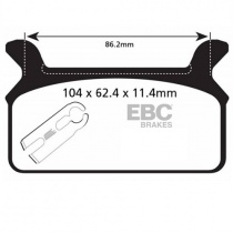 Колодки тормозные EBC FA201V
