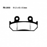 Колодки тормозные EBC FA203HH