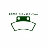 Колодки тормозные EBC FA232TT