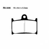 Колодки тормозные EBC FA236