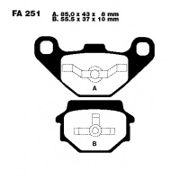 Колодки тормозные EBC FA251