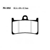 Колодки тормозные EBC FA252HH