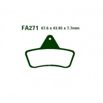 Колодки тормозные EBC FA271TT