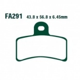 Колодки тормозные EBC FA291