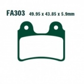 Колодки тормозные EBC FA303