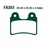 Колодки тормозные EBC FA303