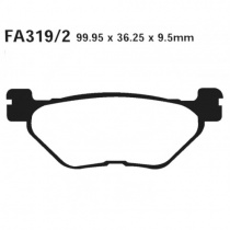 Колодки тормозные EBC FA319/2