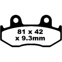 Колодки тормозные EBC FA323TT