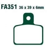 Колодки тормозные EBC FA351
