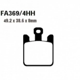 Колодки тормозные EBC FA369/4HH