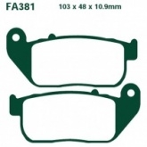 Колодки тормозные EBC FA381