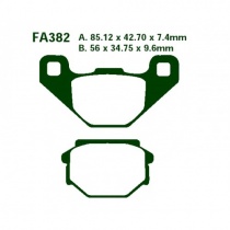 Колодки тормозные EBC FA382