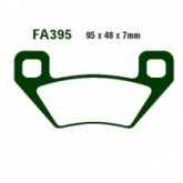 Колодки тормозные EBC FA395R