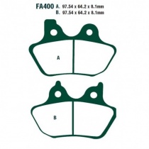 Колодки тормозные EBC FA400HH