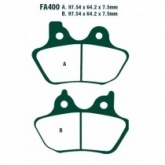 Колодки тормозные EBC FA400V