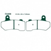 Колодки тормозные EBC FA409