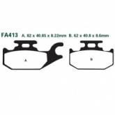 Колодки тормозные EBC FA413R