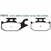 Колодки тормозные EBC FA413TT