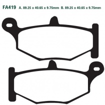 Колодки тормозные EBC FA419HH