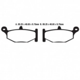 Колодки тормозные EBC FA419V