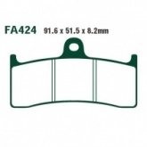 Колодки тормозные EBC FA424HH