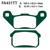 Колодки тормозные EBC FA431TT