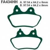 Колодки тормозные EBC FA434HH