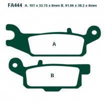 Колодки тормозные EBC FA444R