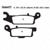 Колодки тормозные EBC FA444TT