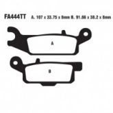 Колодки тормозные EBC FA444TT