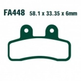 Колодки тормозные EBC FA448