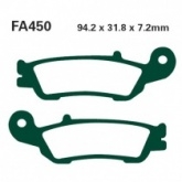 Колодки тормозные EBC FA450R
