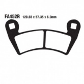 Колодки тормозные EBC FA452R
