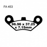 Колодки тормозные EBC FA453R