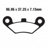 Колодки тормозные EBC FA453TT