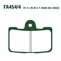 Колодки тормозные EBC FA454/4HH