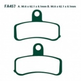 Колодки тормозные EBC FA457HH