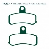 Колодки тормозные EBC FA457HH
