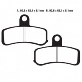 Колодки тормозные EBC FA457V