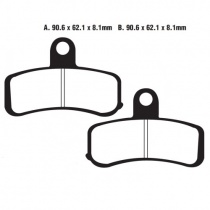 Колодки тормозные EBC FA457V
