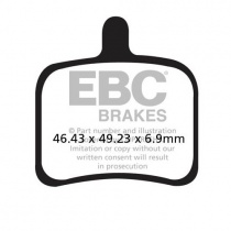 Колодки тормозные EBC FA460HH