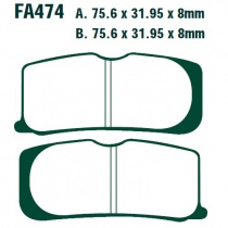Колодки тормозные EBC FA474